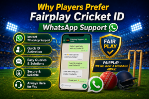Why Players Prefer Fairplay Cricket ID WhatsApp Support