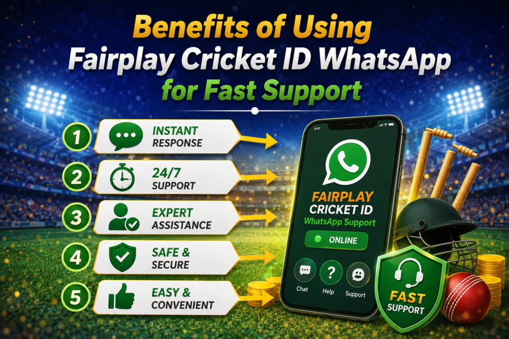 Benefits of Using Fairplay Cricket ID WhatsApp for Fast Support