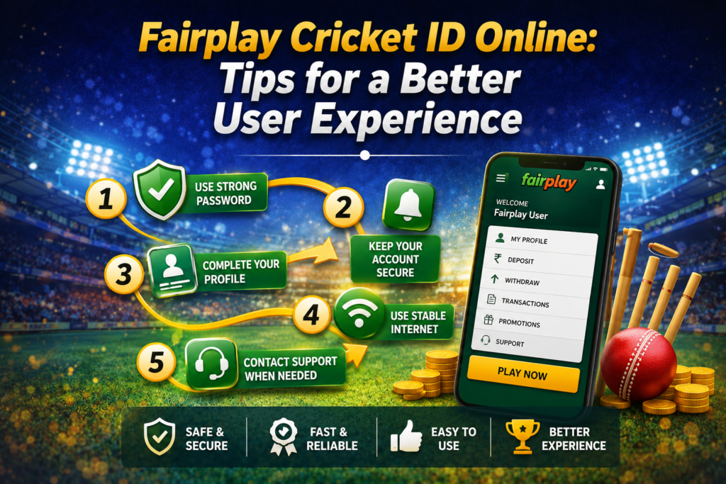 Fairplay Cricket ID Online: Tips for a Better User Experience