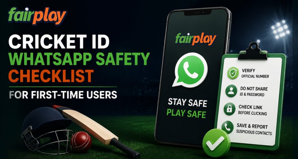 Cricket ID WhatsApp Safety Checklist for First-Time Users