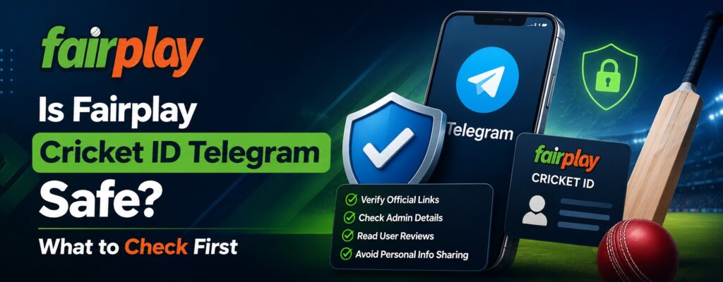 Is Fairplay Cricket ID Telegram Safe? What to Check First
