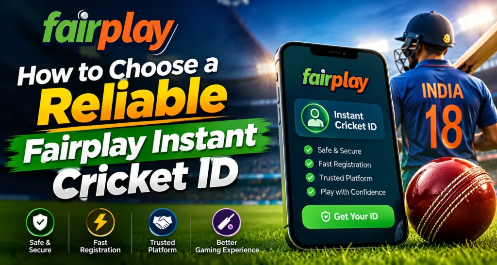 How to Choose a Reliable Fairplay Instant Cricket ID