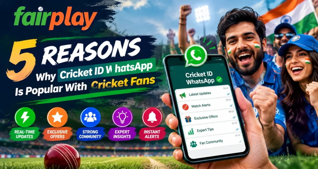 5 Reasons Why Cricket ID WhatsApp Is Popular With Cricket Fans