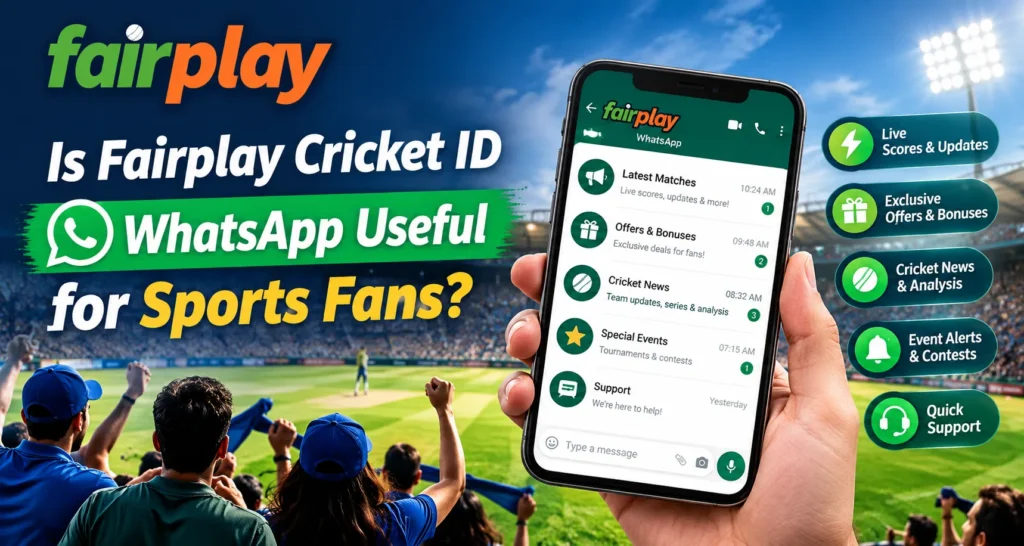 Is Fairplay Cricket ID WhatsApp Useful for Sports Fans?