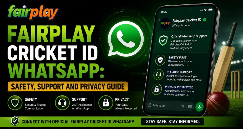 Fairplay Cricket ID WhatsApp: Safety, Support and Privacy Guide