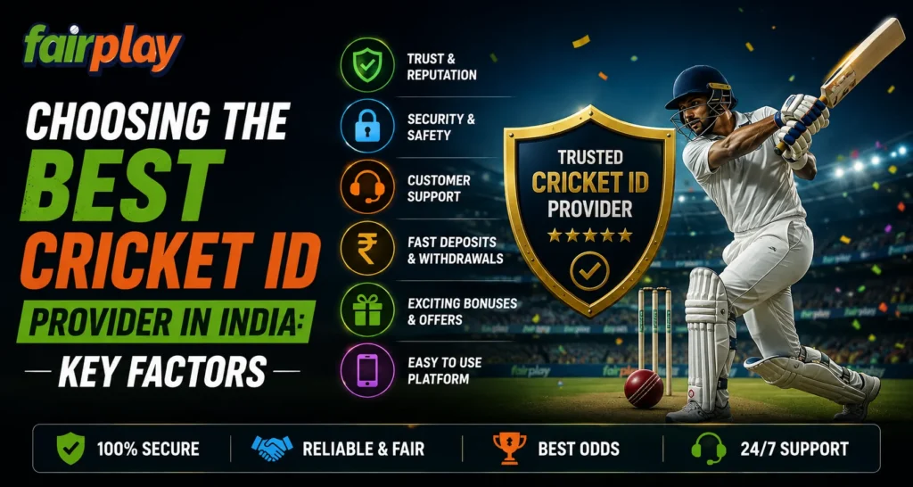 Choosing the Best Cricket ID Provider in India: Key Factors