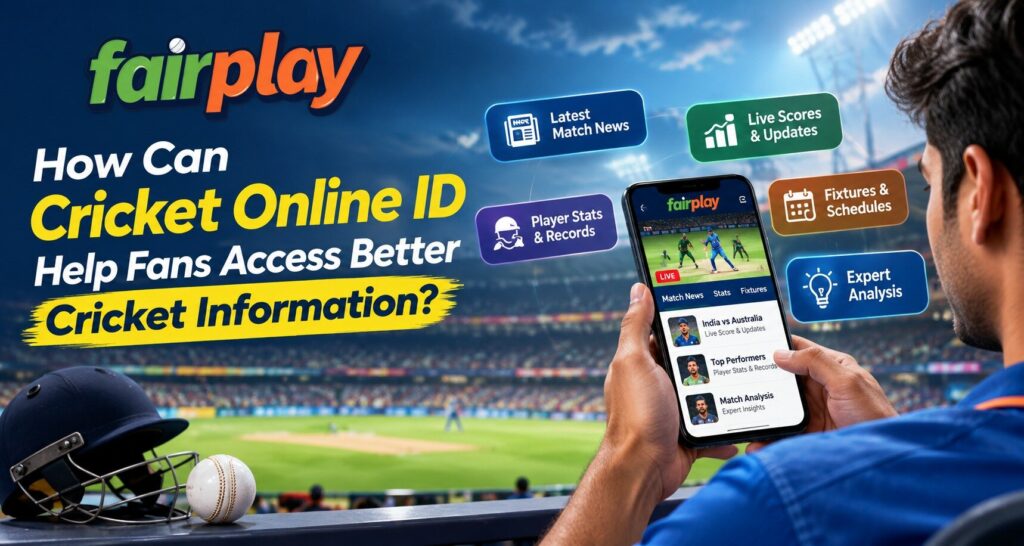 How Can Cricket Online ID Help Fans Access Better Cricket Information?